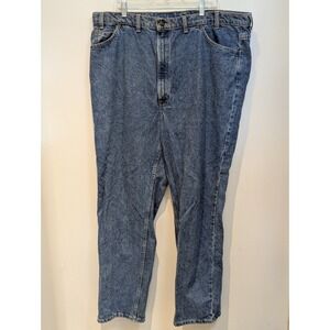 Vintage Levis Men's 619 Orange Tab Blue Jeans Straight 44 X 30 Canada Made